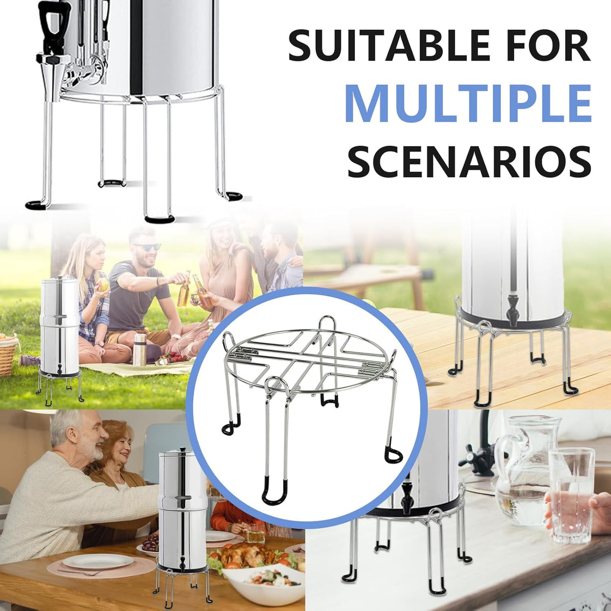 Stainless Steel Water Filter Stand A1718