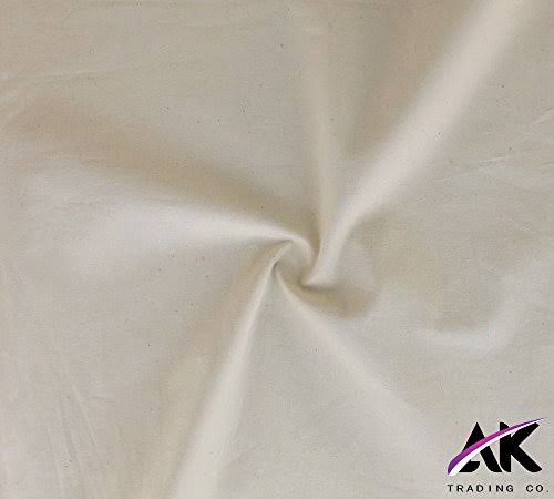 60 inch Wide Natural Muslin Fabric, 100% Cotton, Unbleached, 100 Yards M636