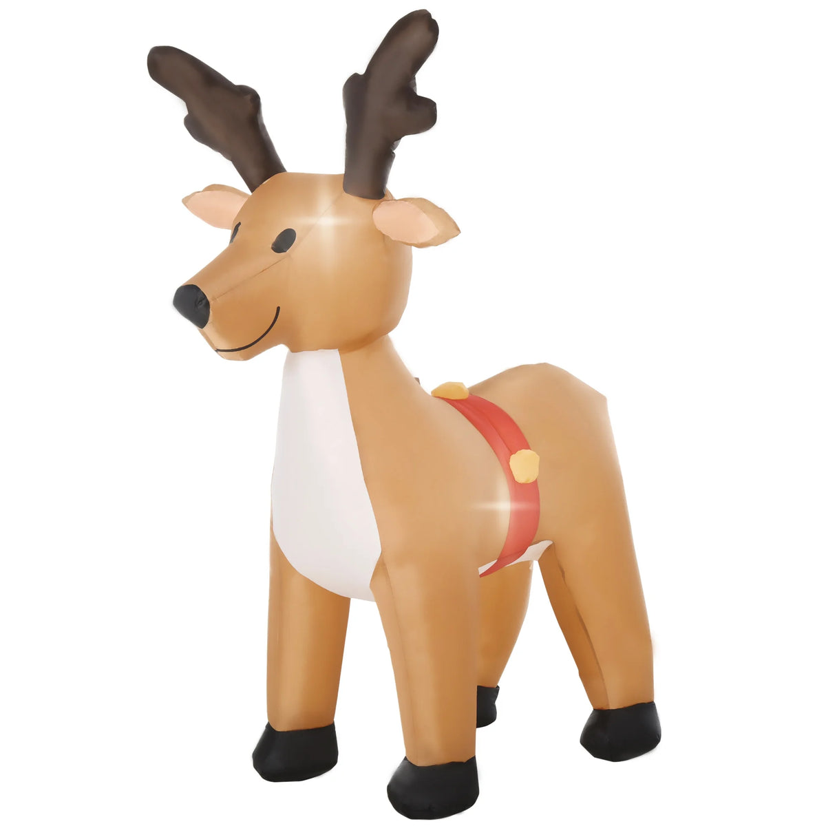 Reindeer Christmas Yard Inflatable with LED Lights V1329