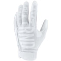 White Youth Large Sticky Receiver Football Gloves M3711