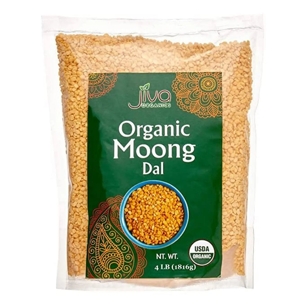 USDA Organic Yellow Split Mung Beans 4 Pound T26618