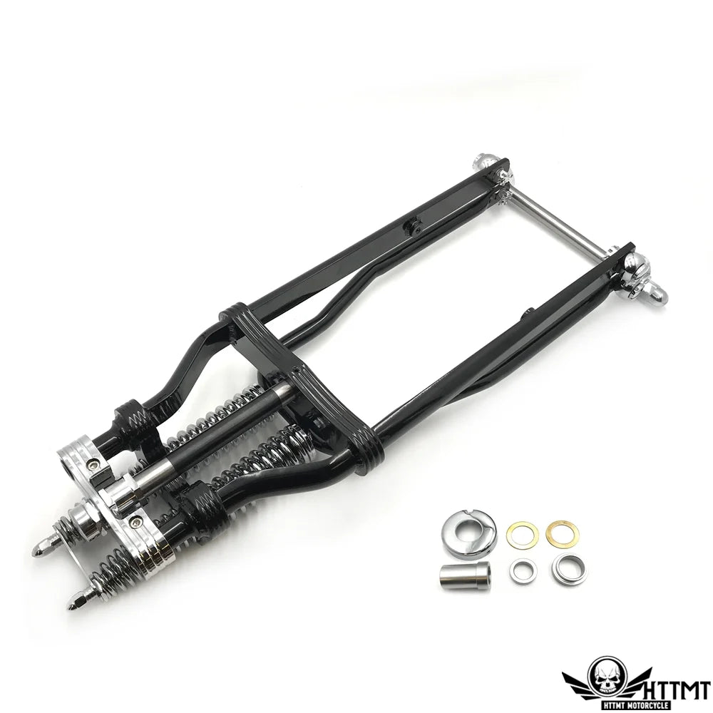 BLACK 24" SPRINGER FRONT END Handlebar Adapter 4" Bar Riser Q180057