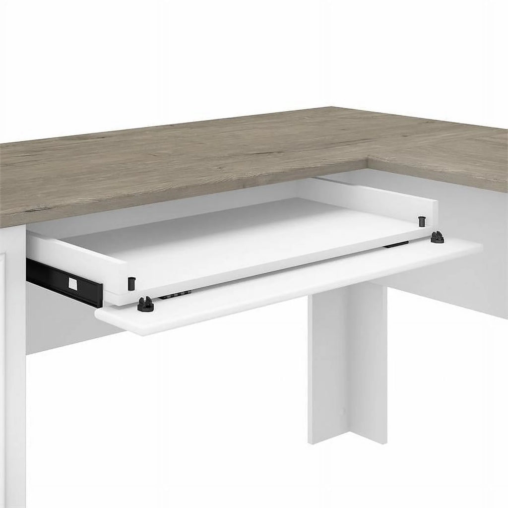 60W L Desk with Hutch C141696