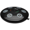 Surge Protector with 4 Outlets & 4 USB-A Ports 6ft Cord Black M39475