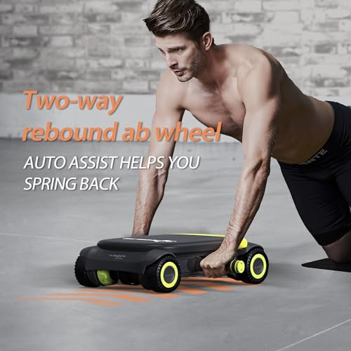 Ab Roller Board with 4 Wheels and Knee Pad L4682