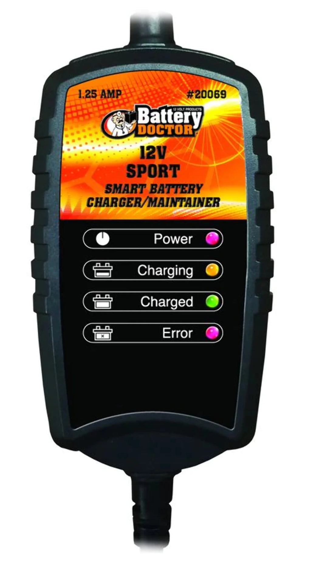 12V 1.25 AMP Battery Charger and Maintainer H378