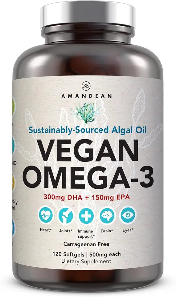 Vegan Omega 3 Algae DHA EPA Softgels 120ct G9801