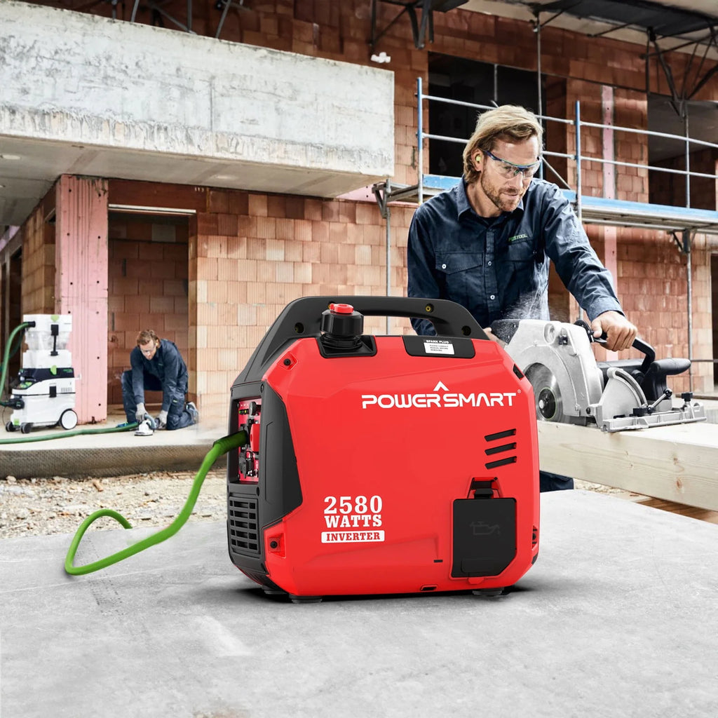 2580W Portable Gas Powered Inverter Generator with USB Outlet H9245