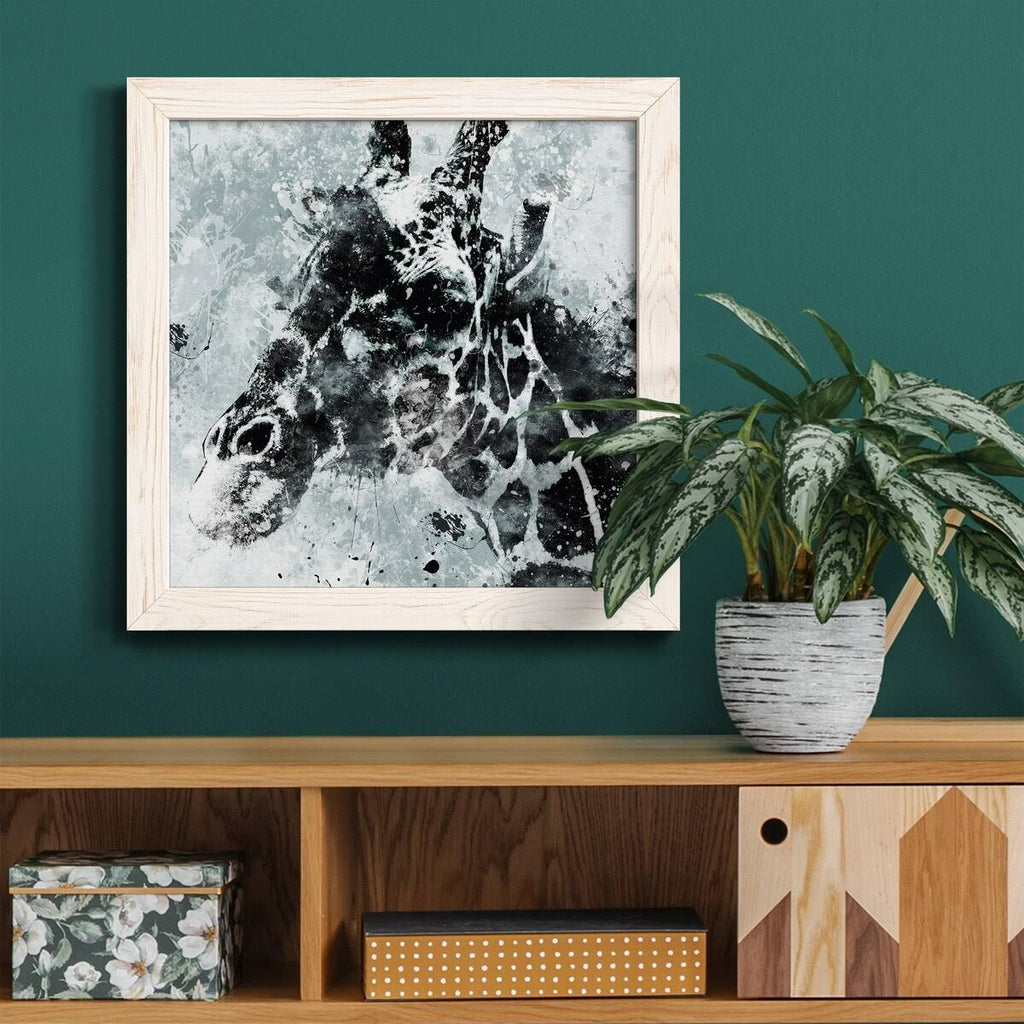 Framed Canvas - 31.5x31.5 - Walnut T62617