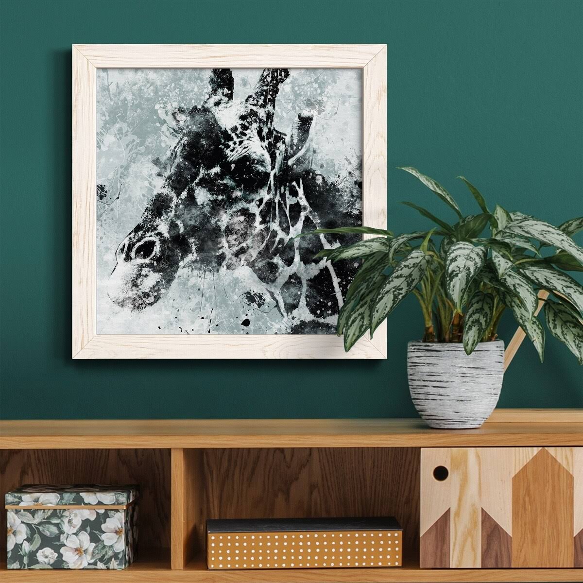Framed Canvas - 31.5x31.5 - Walnut T62617