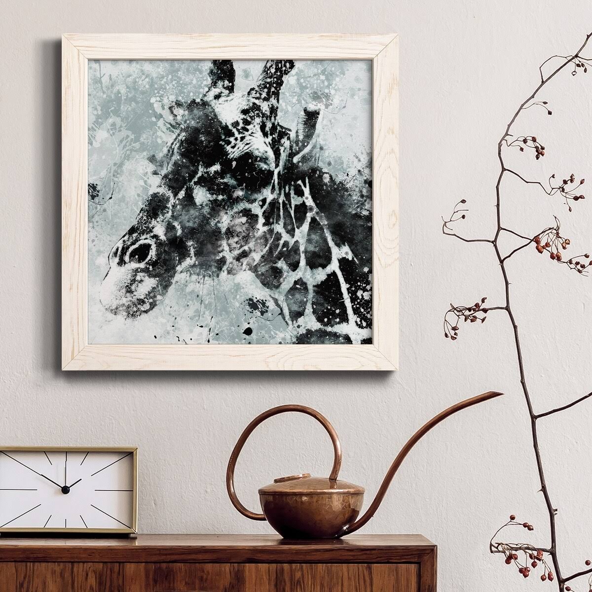 Framed Canvas - 31.5x31.5 - Walnut T62617