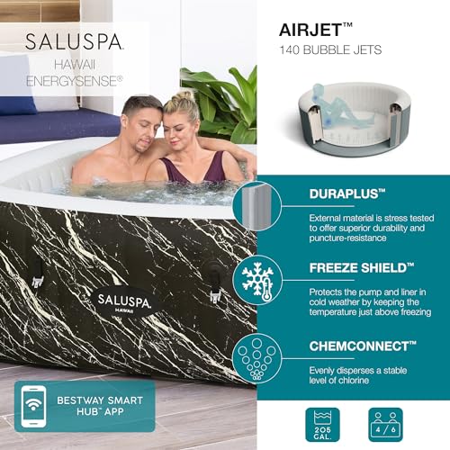 Inflatable Hot Tub Spa 71" x 71" x 26" S720