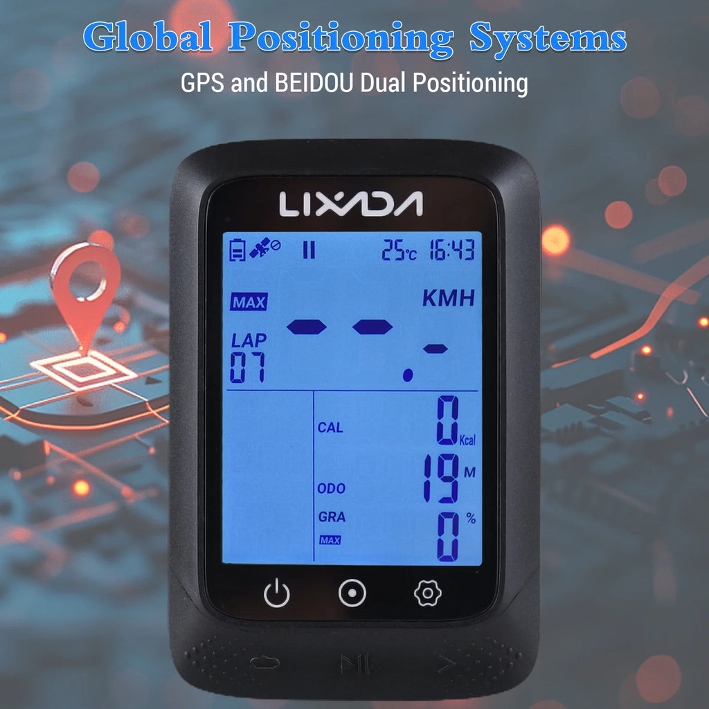Wireless Waterproof Bike Computer with Altitude N3229