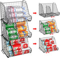 3 Tier Can Dispenser with 3 Divider, Wire Bins Z8776