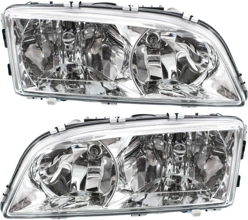 Headlight Assembly Pair Halogen Y624