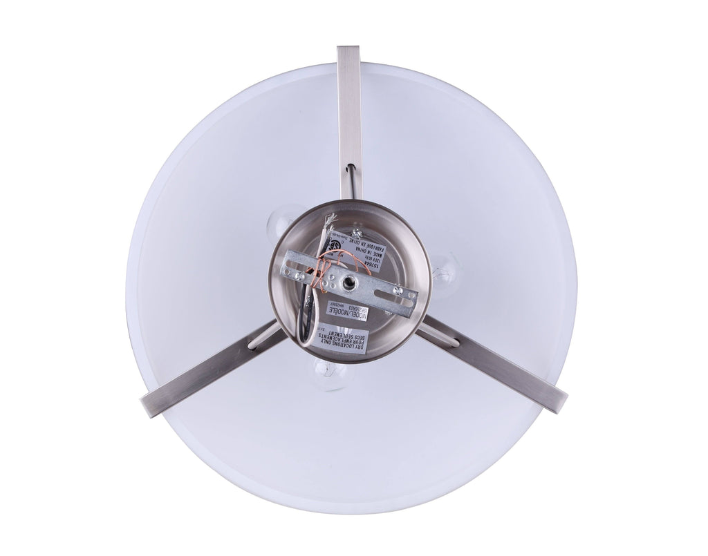Pewter 3 Light Semi-Flush U88422