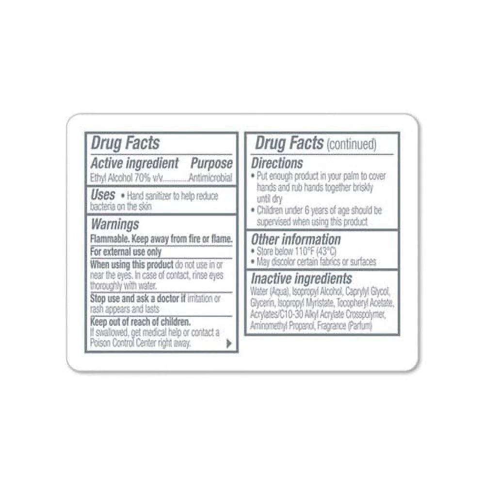 Refreshing Gel Hand Sanitizer 1 oz Flip-Cap Bottle 36/Bowl E4094