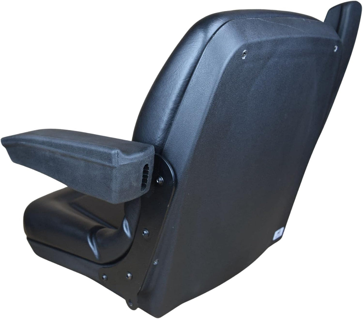 Black Tractor Seat with Armrests U272221