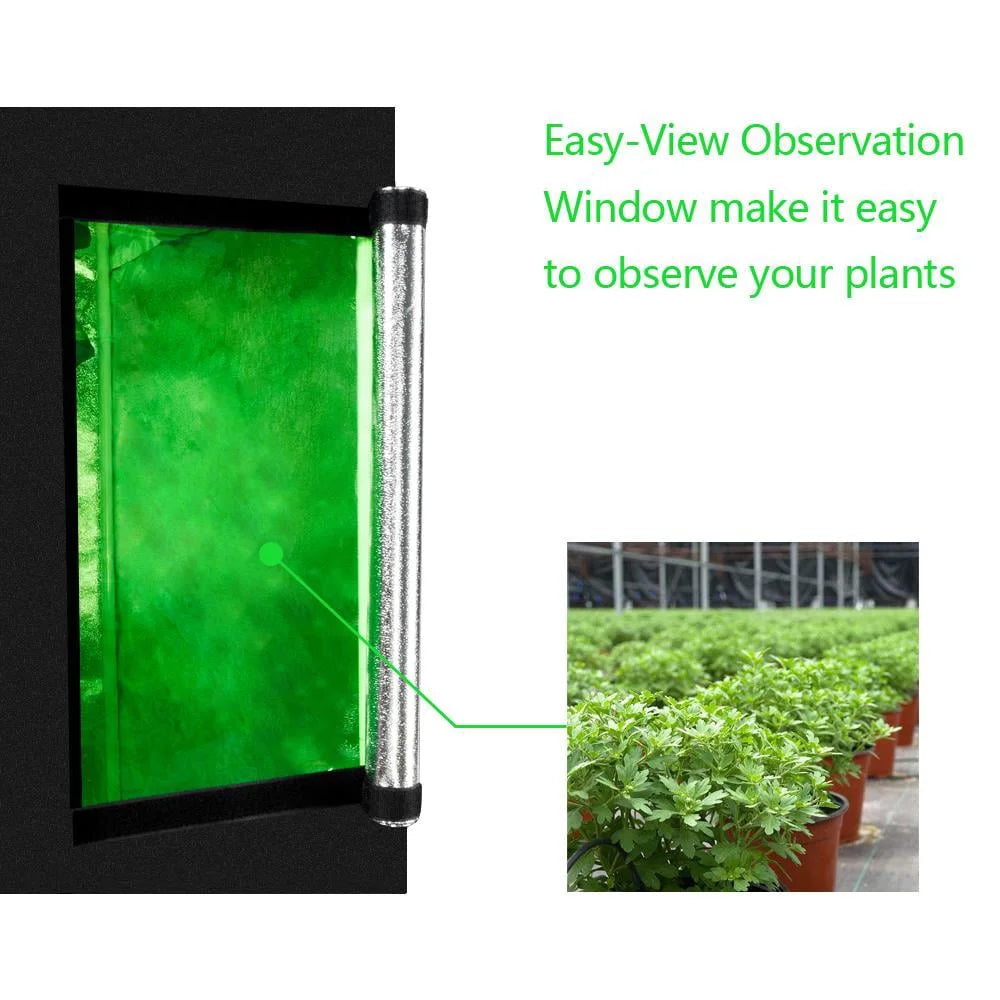 24''X24''X48'' Reflective Hydroponic Grow Tent Q606