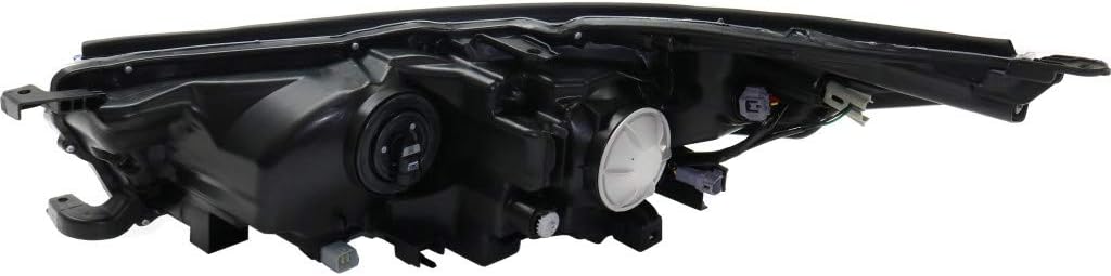 Headlight Assembly Pair for Toyota Highlander 2017 2018 2019 Driver and Passenger Side Clear Chrome B1369