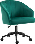Green Fabric Swivel Desk Chair C878455