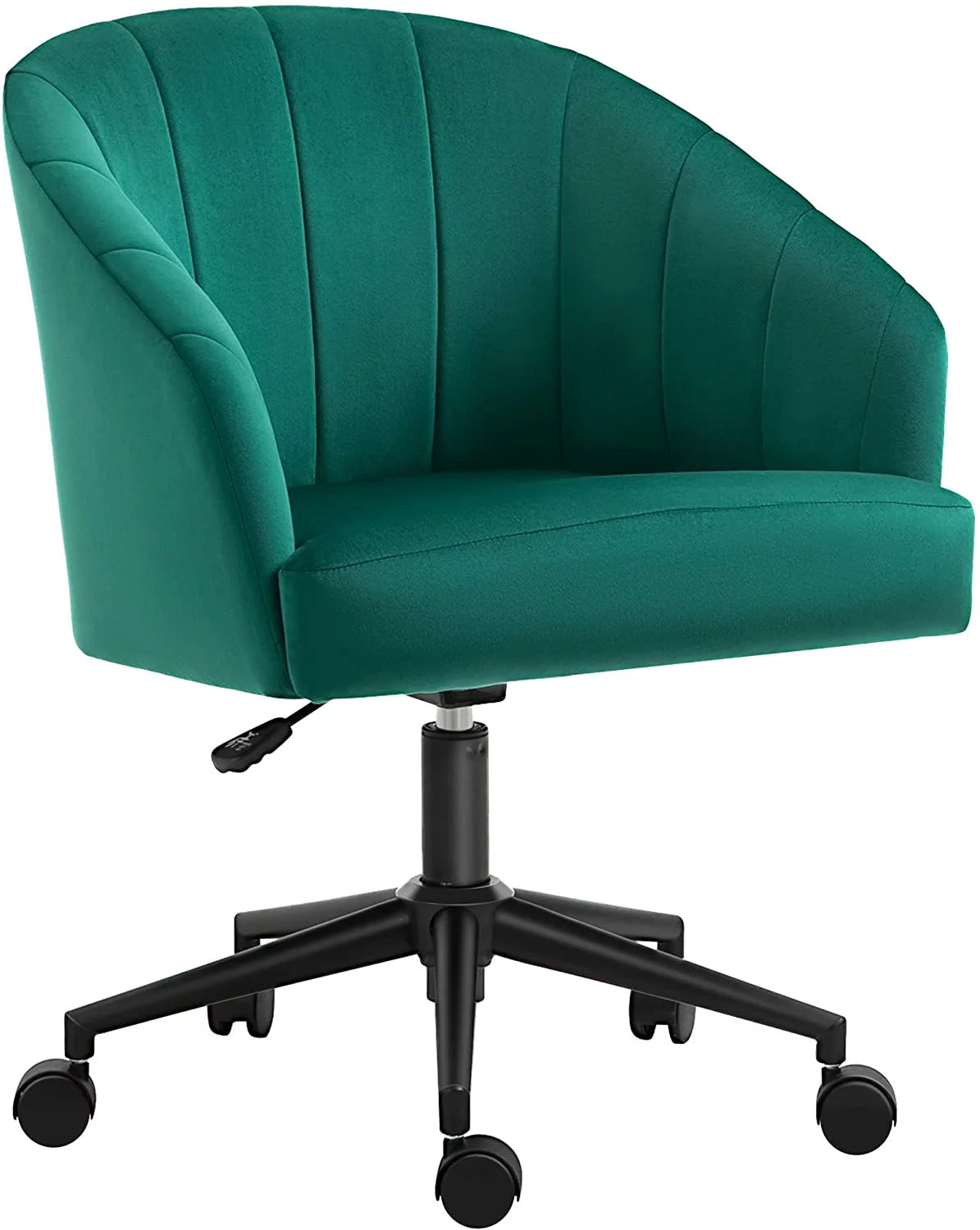 Green Fabric Swivel Desk Chair C878455