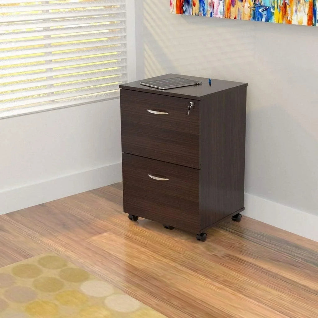 2-Drawer Espresso File Cabinet O25830