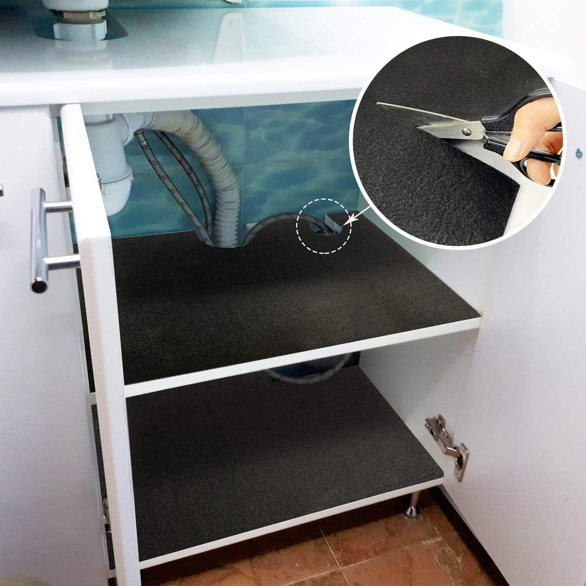 Waterproof Under The Sink Mat 36 x 36 Inches V313102