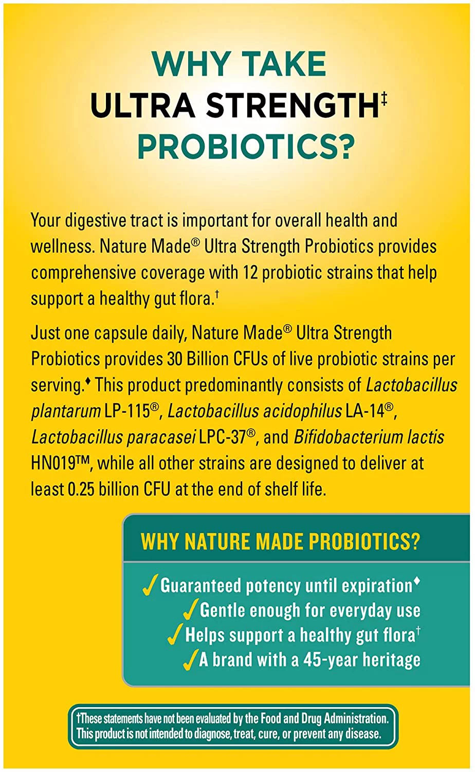 Ultra Strength Probiotic Capsules Pack of 6 G67323