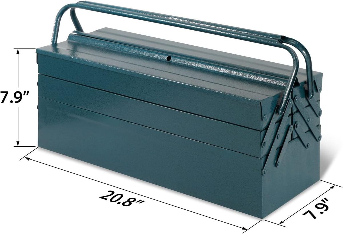 20 Inch Cantilever Metal Tool Box, Pack of 2 Y8890
