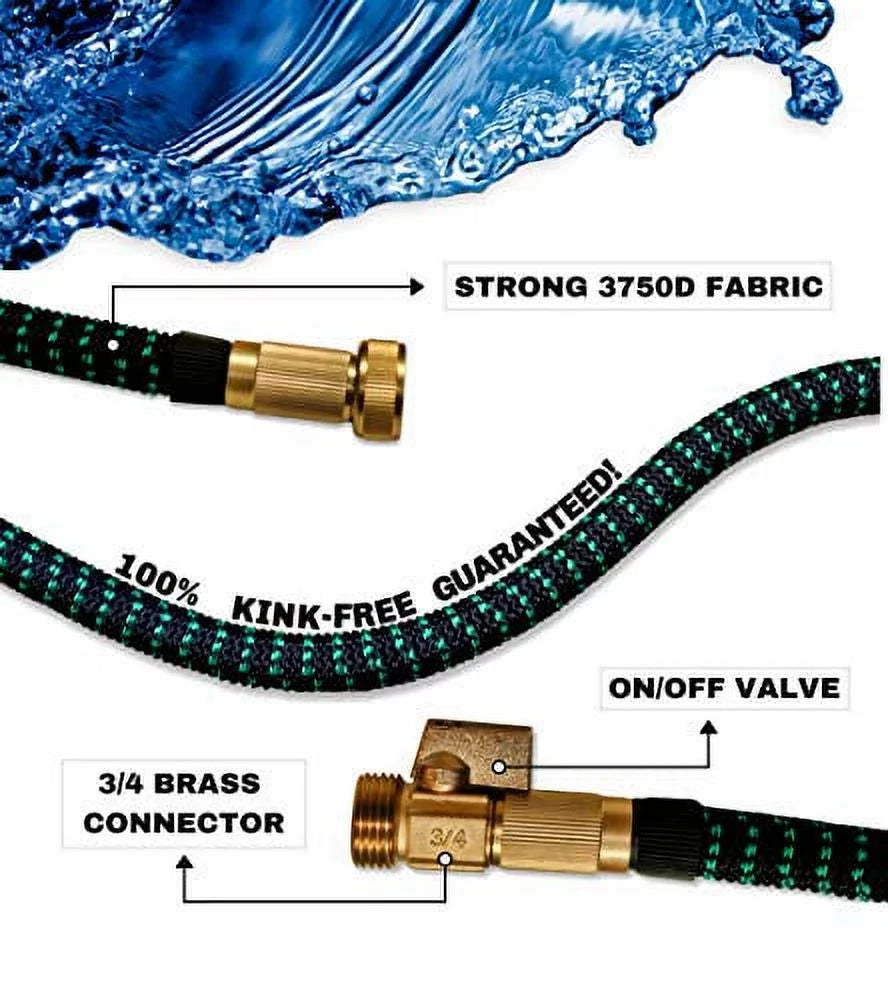 50FT Expandable Heavy Duty No-Kink Garden Hose M384087
