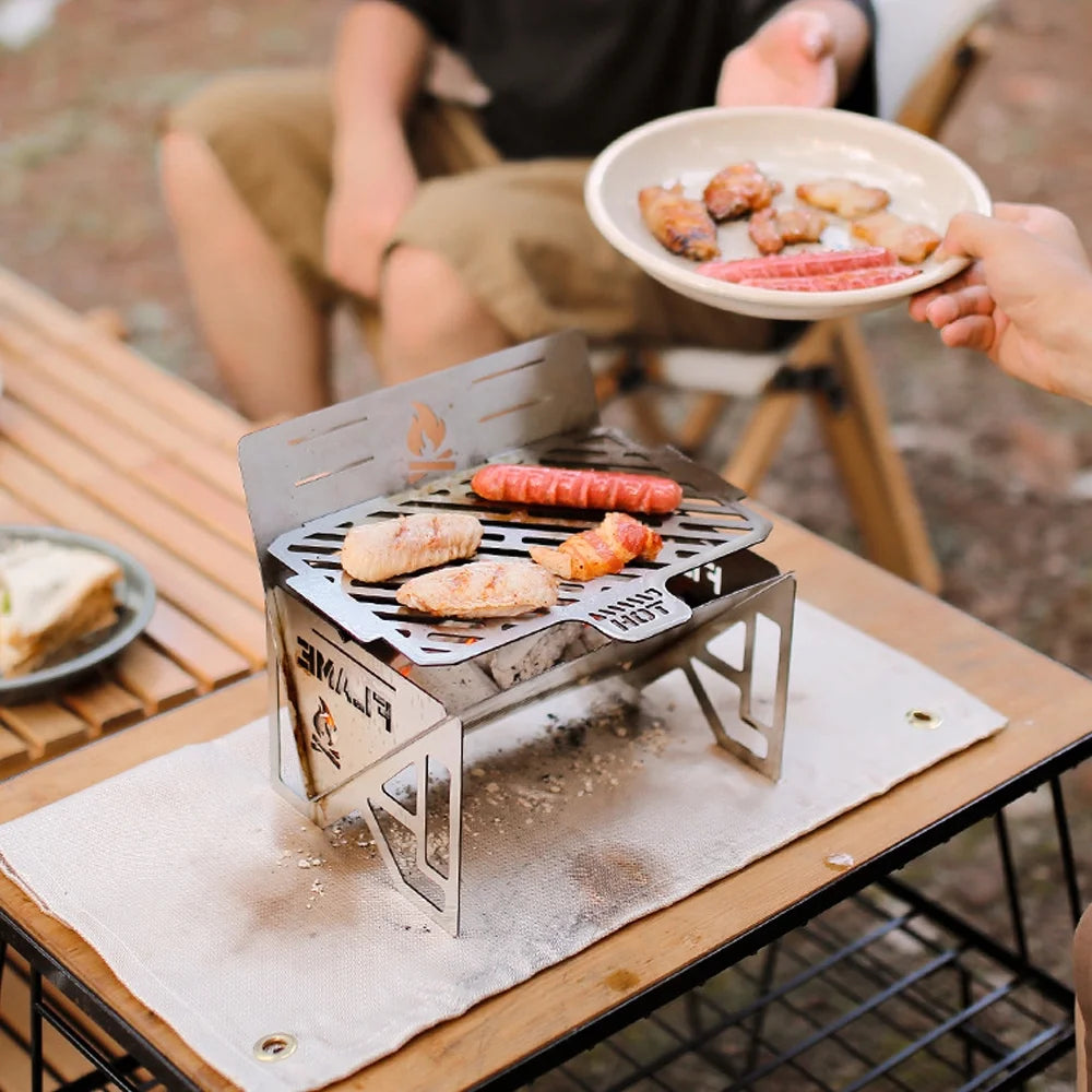 Detachable Stainless Steel Camping Stove C8328