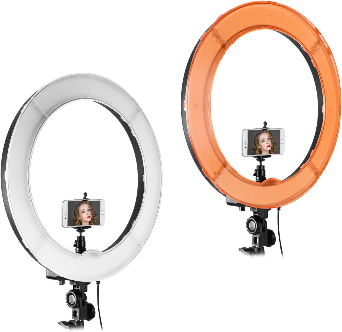 18/48cm 55W 5500K Dimmable LED Ring Light with Light Stand and Carrying Bag F9228