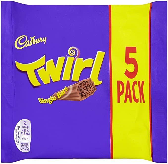 Twirl 5 Pack - Pack of 20 V945
