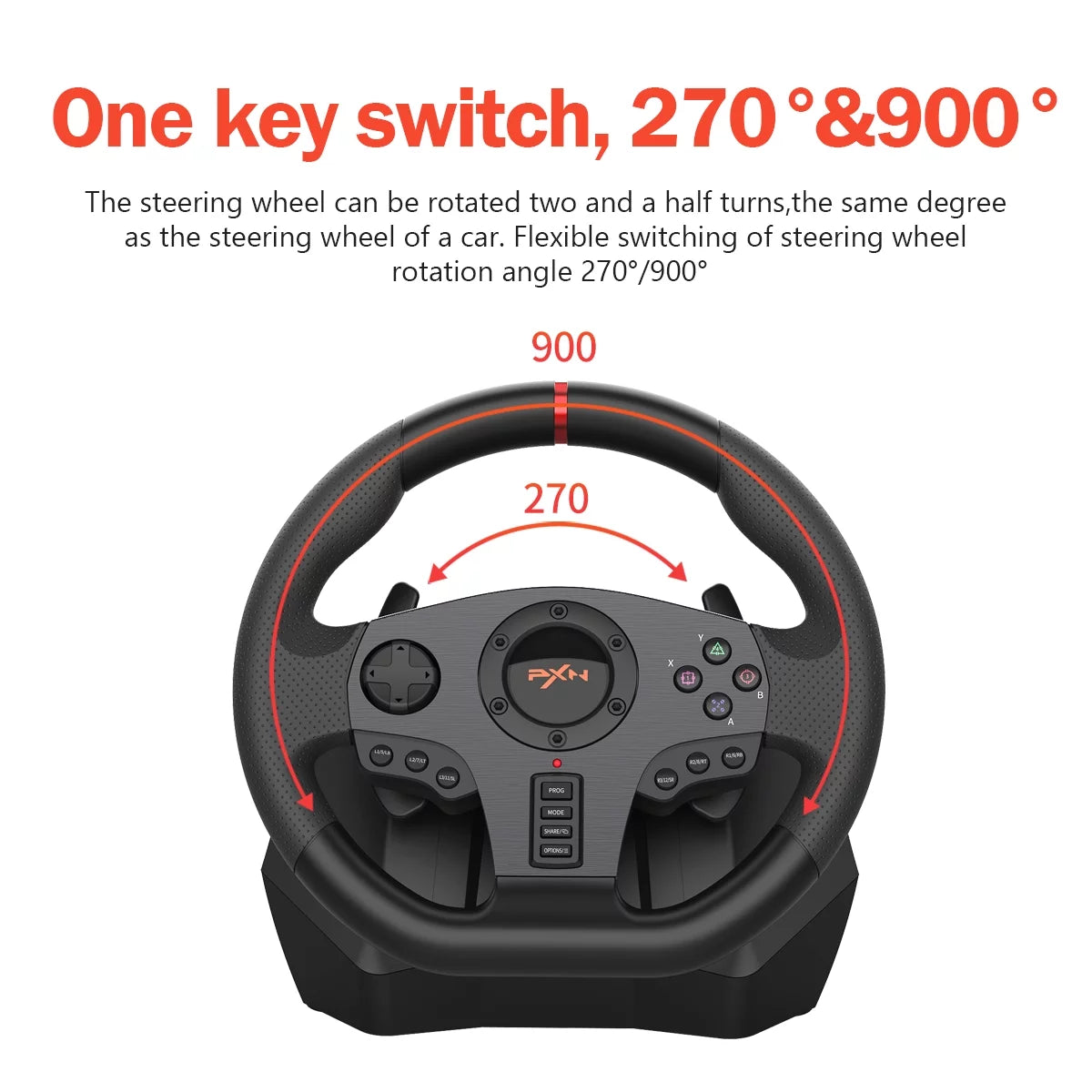 Xbox Steering Wheel, PC Gaming Racing Wheels P922