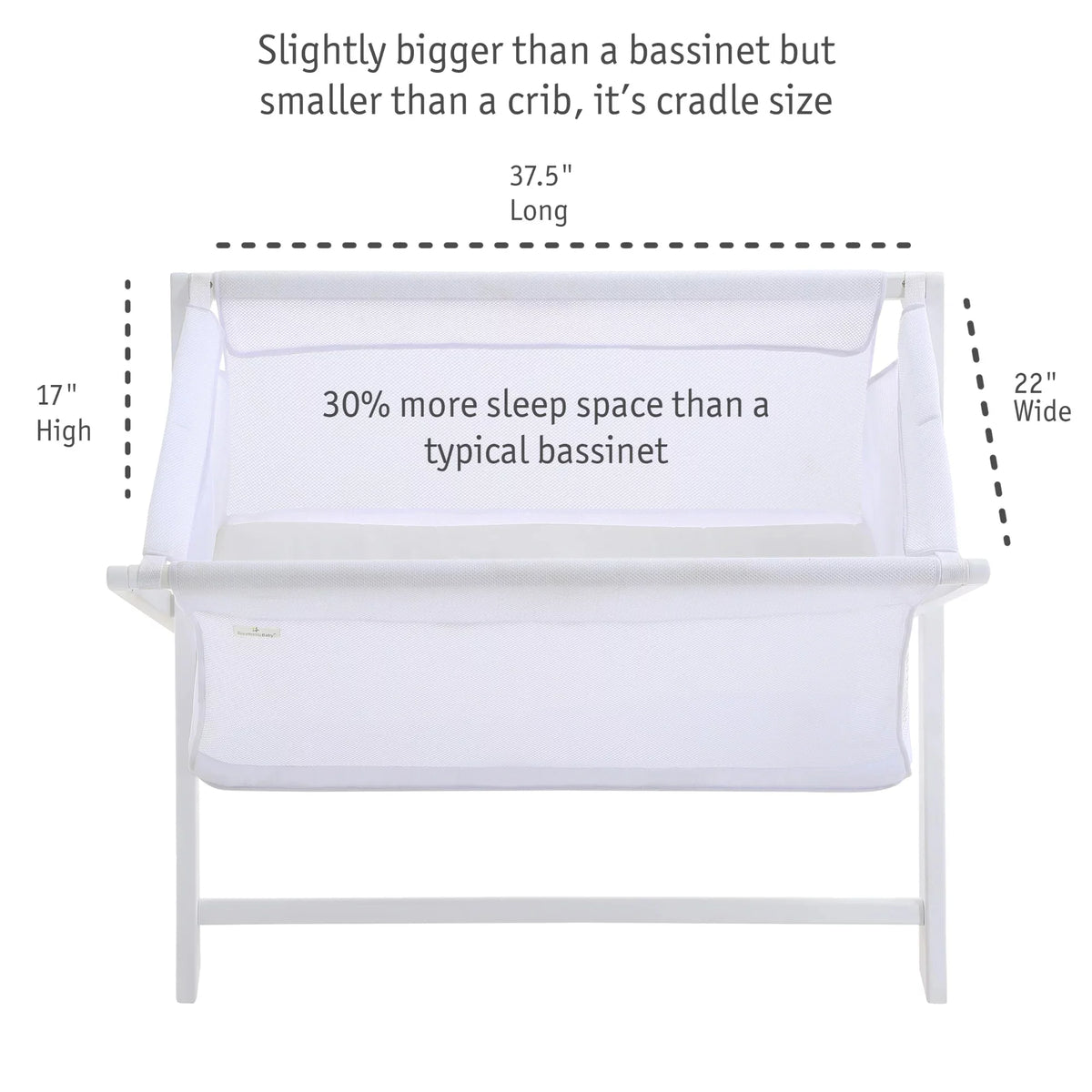 White Breathable Mesh Portable Sleeper G941743