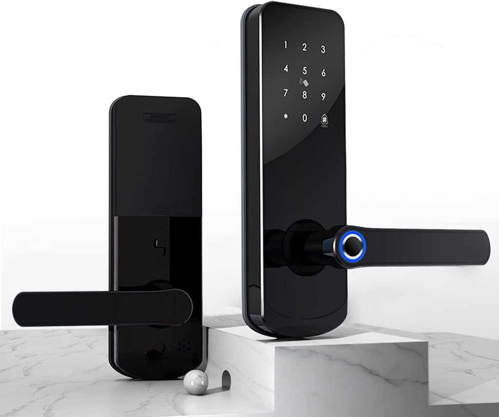 Fingerprint Smart Door Lock with Reversible Handle S388268