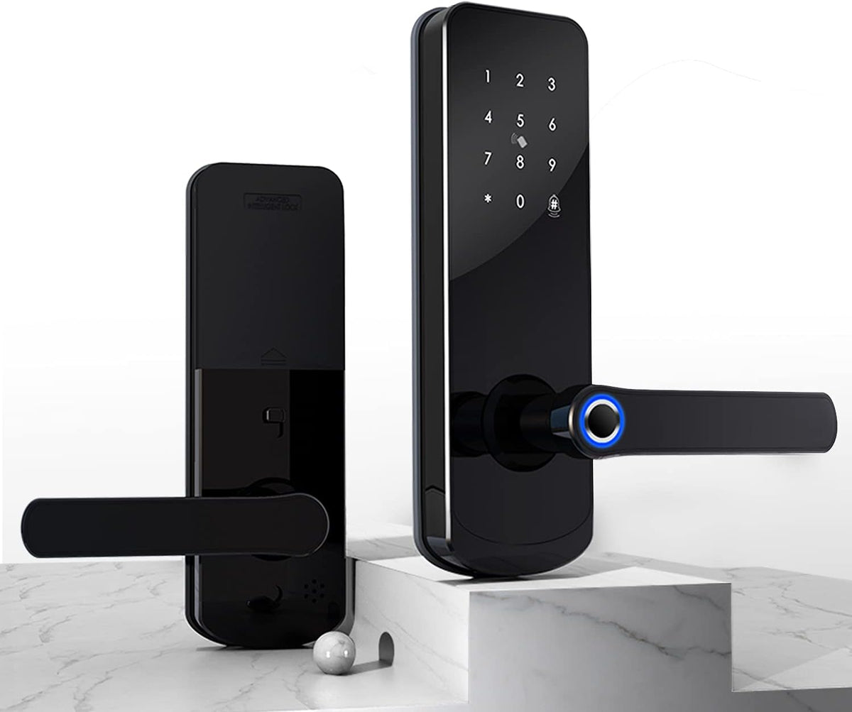 Fingerprint Smart Door Lock with Reversible Handle S388268