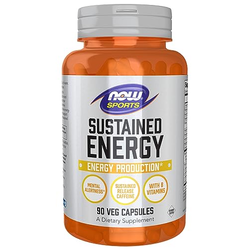 90 Veg Capsules Sustained Release Caffeine with B Vitamins F233