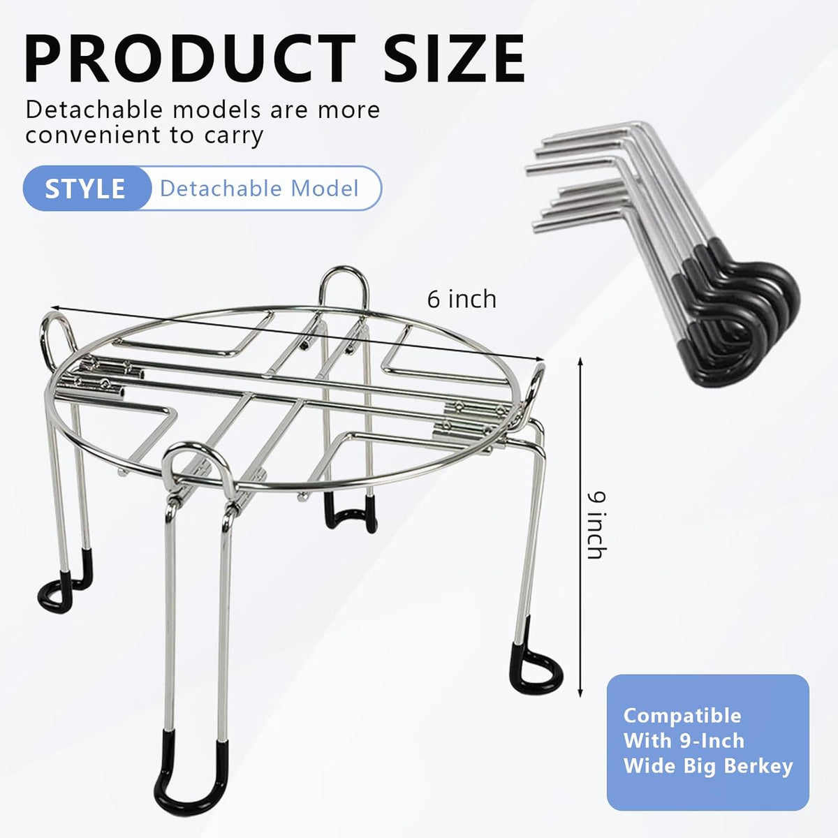 Stainless Steel Water Filter Stand A1718