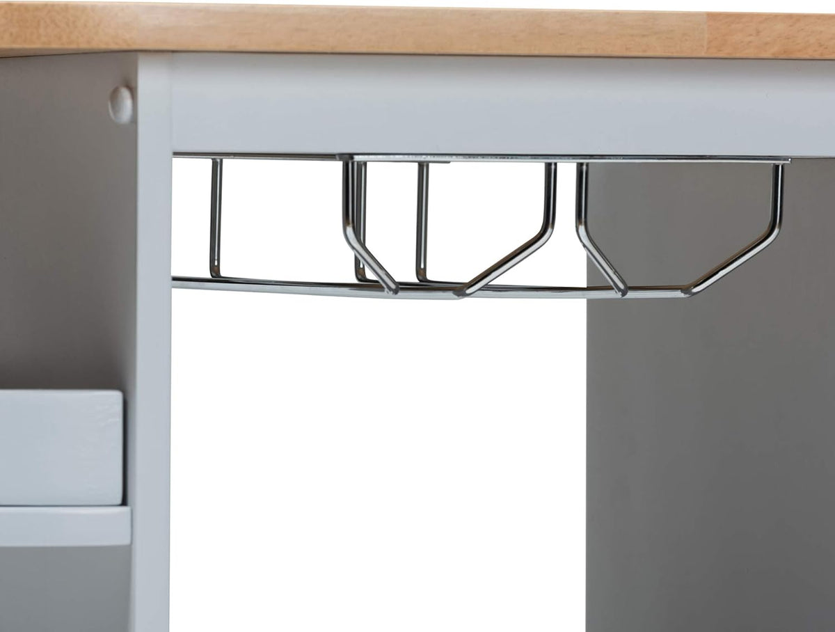 Light Grey Natural Trolleys and Carts Q92092