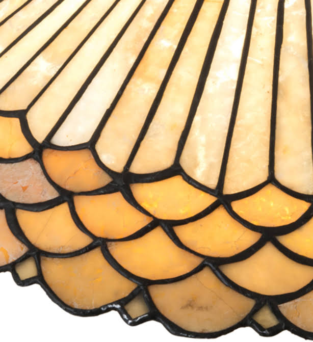 17 in. Wide Fishscale Jadestone Shade U23528