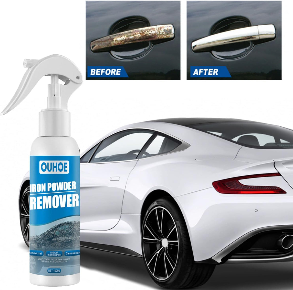 3PCS*100ML Iron Rust Remover Spray L66792