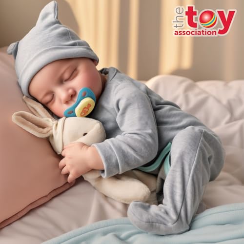 17 Inch Silicone Realistic Reborn Baby Doll with Feeding Kit X15841
