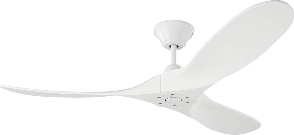 Matte White 52 Outdoor Ceiling Fan with Remote Control K303