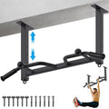 32" Ceiling Mounted Heavy Duty Pull Up Bar with Punching Bag Hanger and Resistance Bands W5163