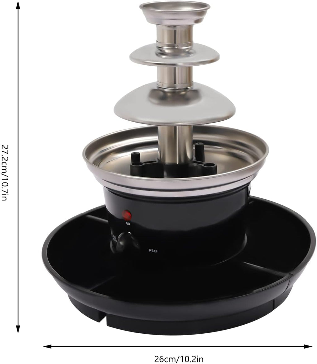 3 Tiers Stainless Steel Chocolate Fondue Fountain M41262