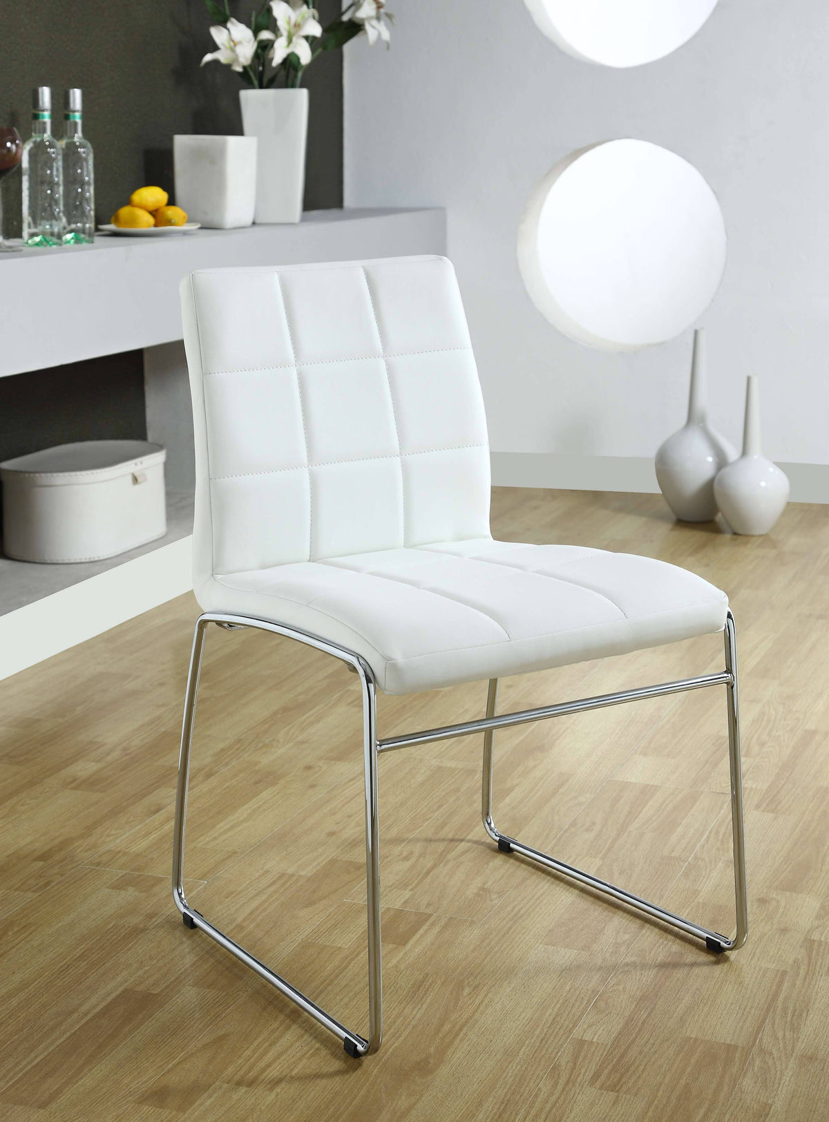 White Side Chair F643393