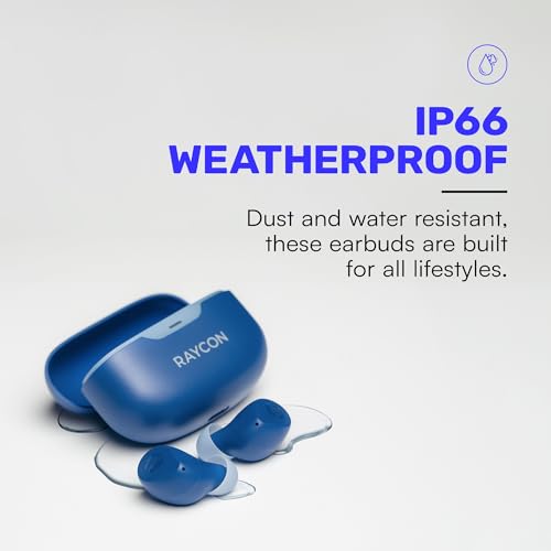 Bluetooth True Wireless in-Ear Buds with Active Noise Cancellation (Royal Blue) O676