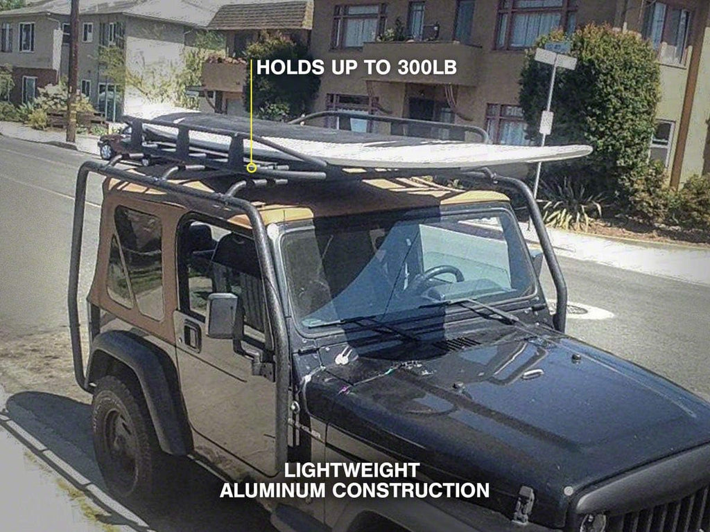 Textured Black Roof Rack Basket N3990